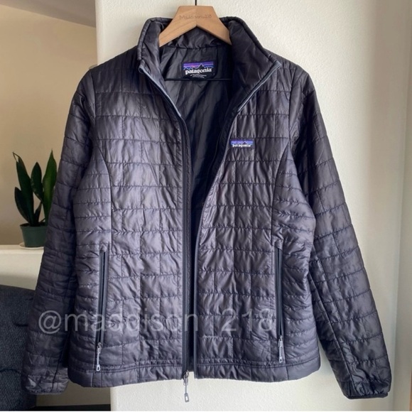 Patagonia Nano Puff Jacket Medium Black Windproof Water Resistant M - Picture 7 of 11